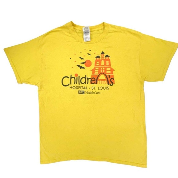 Children's Hospital St Louis‎ Halloween T Shirt Gildan Ultra Cotton L - Picture 1 of 9